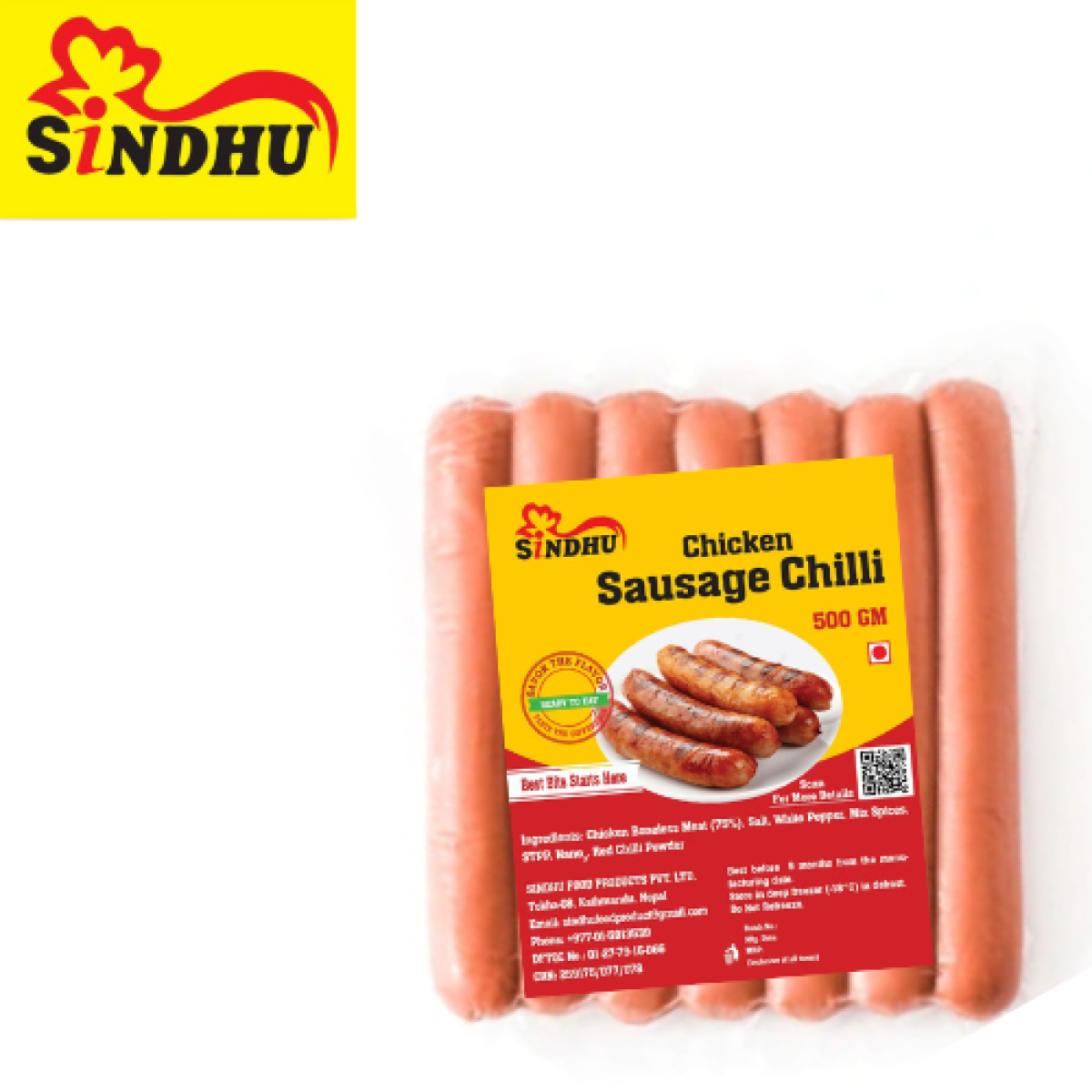 Chicken sausage Chilli 500gm