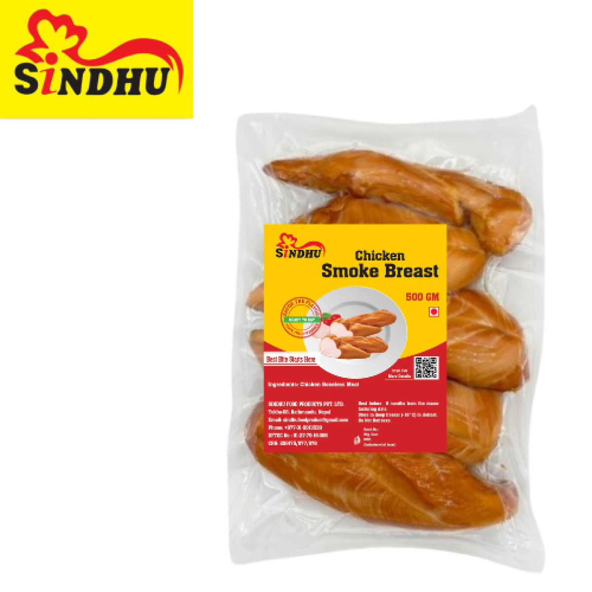 Chicken Smoke Breast 500gm