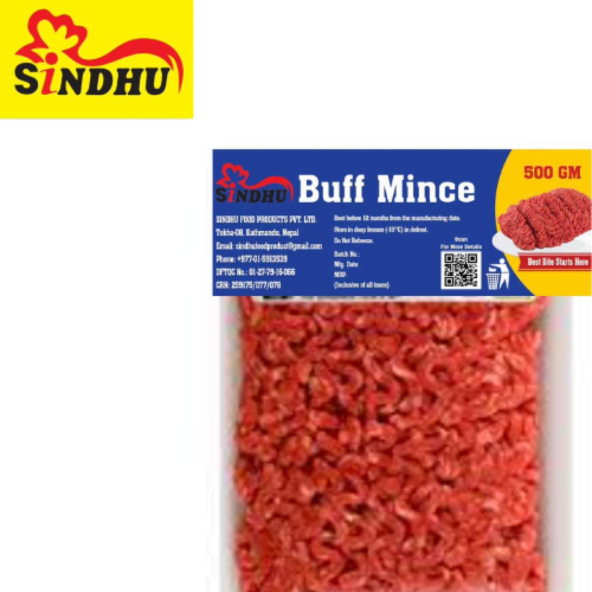 Buff mince 500gm